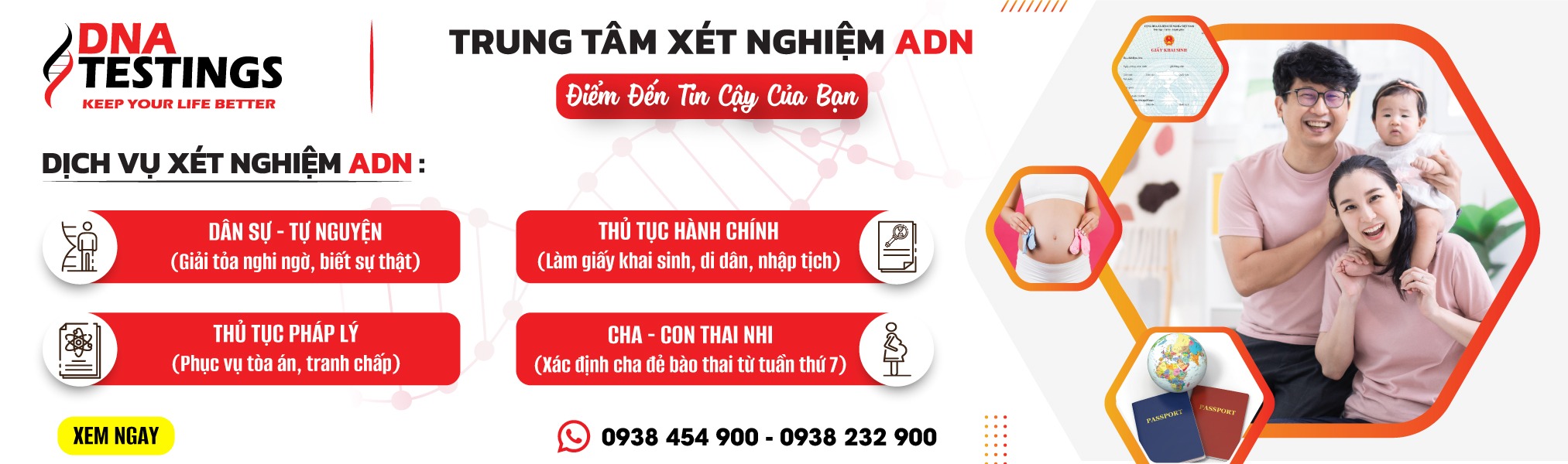 trung tam xet nghiem adn  ?? dna testings lab